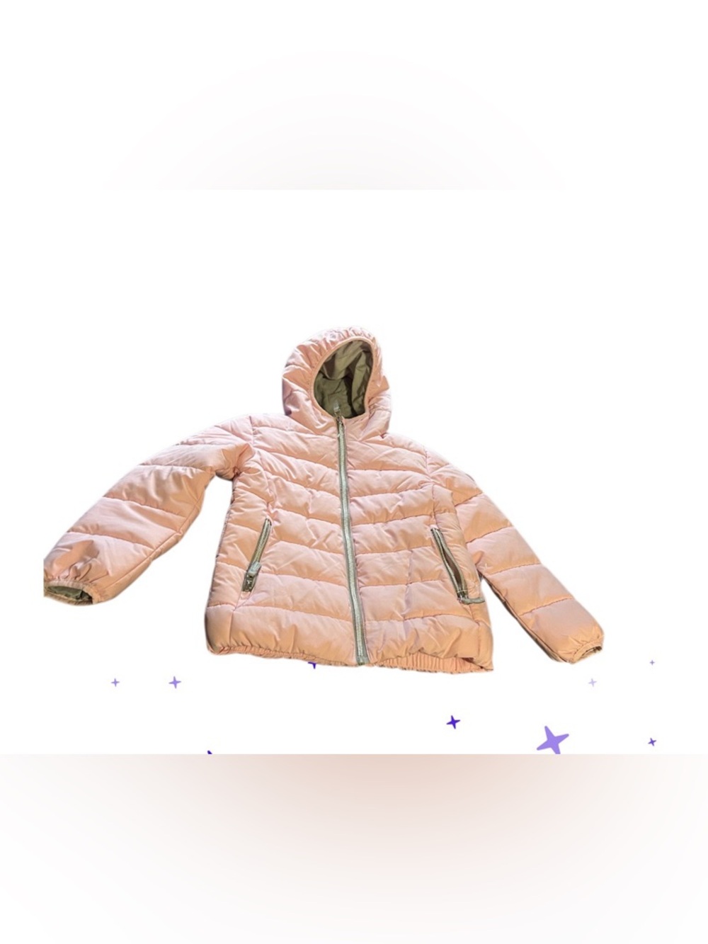 Gerry Weber Kids Light Pink Puffer Jacket with Hood